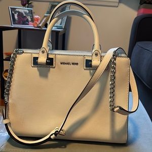 MK by Michael Kors white purse